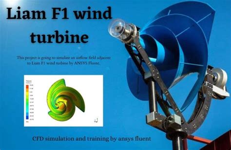 Liam F1 Wind Turbine CFD Simulation by ANSYS Fluent - MR CFD