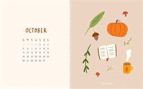 October Calendar Wallpaper | Edpuzzle Blog