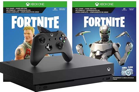 Microsoft Xbox One X Fortnite True 4K Epic Bundle: 2,000 V-Bucks ...