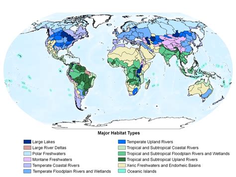 Freshwater Biome Map