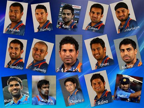 COOL IMAGES: Indian cricket team for 2011 world cup cricket