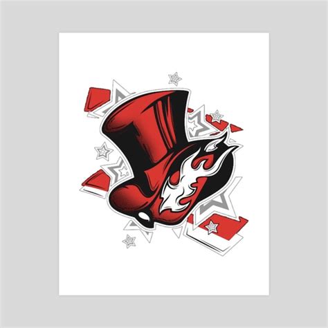 Persona 5 Royal The Phantom Thieves Logo , an art print by Nicolas ...