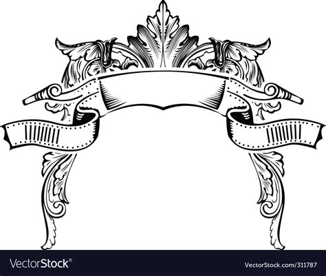 Antique frame Royalty Free Vector Image - VectorStock