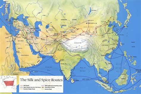 Ancient Silk Road Routes and Maps - Silk Road Travel Information