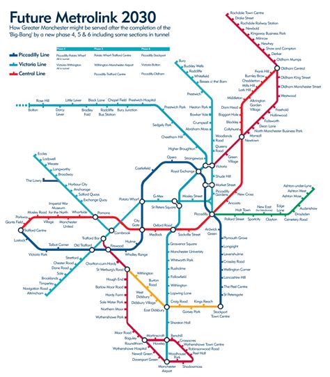 How Manchester's Metrolink could look in 2030 : r/MapPorn