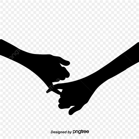 Transparent Holding Hands Silhouette Transparent Background, Holding ...