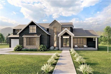 Modern Farmhouse Exterior, House Plans Farmhouse, Farmhouse Style House ...