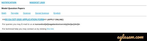 Nagaland University NS EDCET 2020 (B.Ed Admission): Result (Out), Check ...