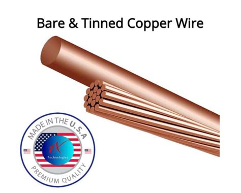 STRANDED BARE COPPER WIRE & TINNED COPPER WIRE