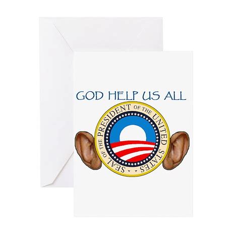 God Help Us All Greeting Card by HELPUSALL