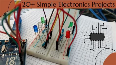 20+ Simple Electronics Projects and Small Basic Hobby Projects/Circuits