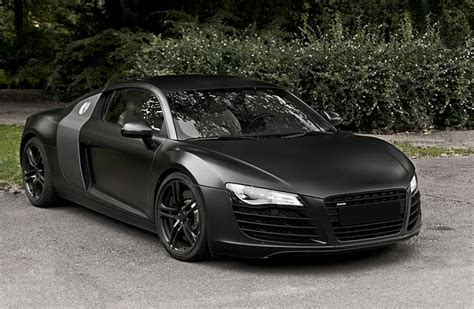 Flat black Audi R8 V8 | Black audi, Audi r8 spyder, Audi cars