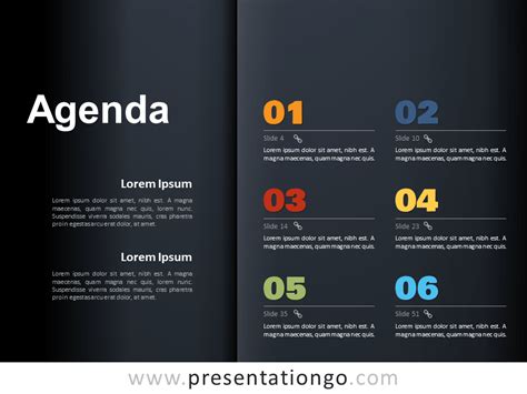 Ppt Agenda Template