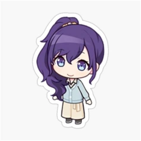 "Mafuyu Asahina Chibi" Sticker for Sale by oyasuminana | Redbubble