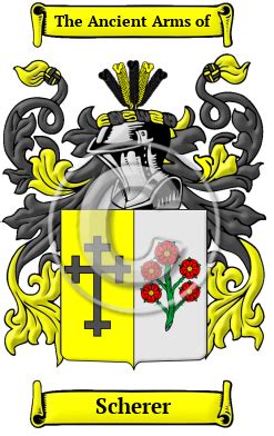 Scherer Name Meaning, Family History, Family Crest & Coats of Arms