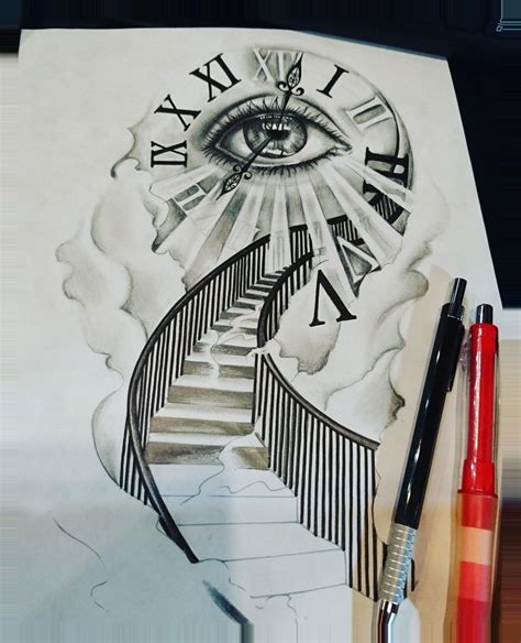 Clock Tattoo Drawing - Worldwide Tattoo & Piercing Blog