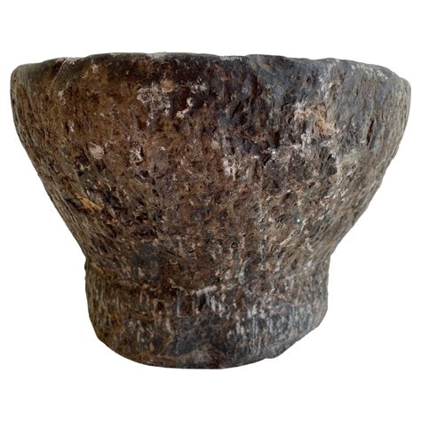 Vintage Stone Mortar Bowl For Sale at 1stDibs | decorative centerpiece ...