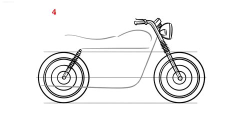 Motorcycle Drawing Ideas How to draw a Motorbike