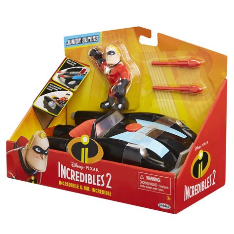 The Incredibles 2 Incredibile Car & Mr. Incredible Junior Supers Action ...