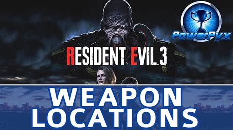 Resident Evil 3 Remake All Weapon Locations - YouTube