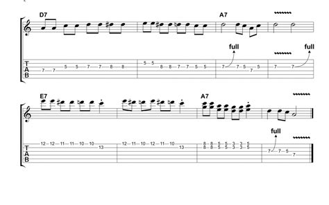 12 bar blues solo in A – grade 3 | Learn Guitar For Free