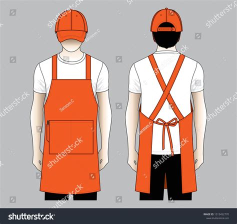 Restaurant Uniforms Design Vector Front Back Stock Vector (Royalty Free ...