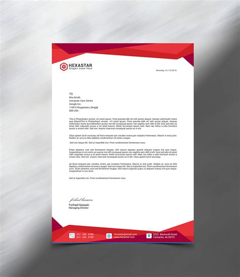 Free Letterhead Template 12 | Images and Photos finder