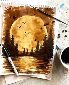 58 Coffee painting ideas | coffee painting, painting, coffee art