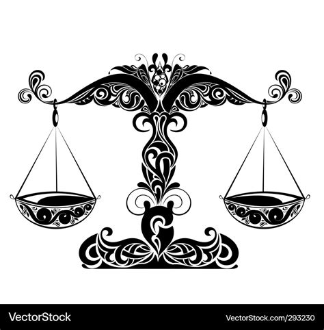 Zodiac signs of libra Royalty Free Vector Image