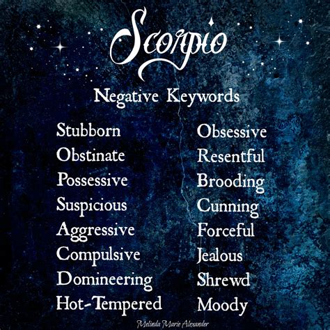 Character Development: Zodiac Traits – Scorpio | Melinda Marie Alexander