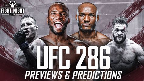 UFC 286: Edwards vs. Usman 3 Full Card Previews & Predictions - YouTube