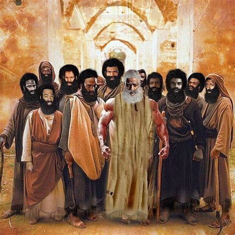 Black African American JESUS with Disciples "8 x 10" Print - ready to ...