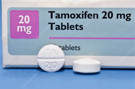 Tamoxifen breast cancer drug - Stock Image - C033/7736 - Science Photo ...