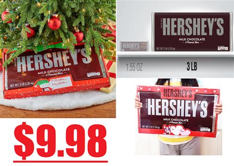 🔥 HOT!! Giant 3 Pound Hershey's Milk Chocolate Bar Only $9.98 (Reg $34 ...