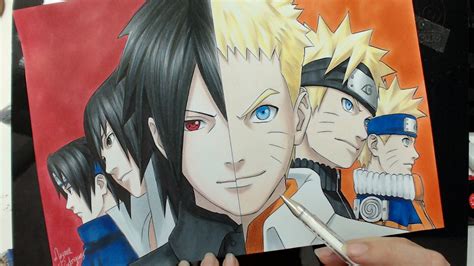 Dessin Manga Naruto Vs Sasuke - IMAGESEE