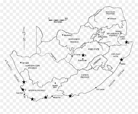 Of South With The - South Africa Map Drawing, HD Png Download - vhv