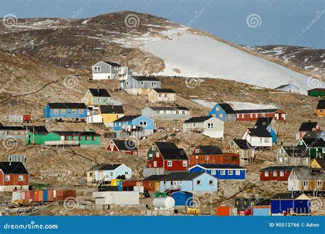 Ittoqqortoormiit Village - Greenland Royalty-Free Stock Image ...