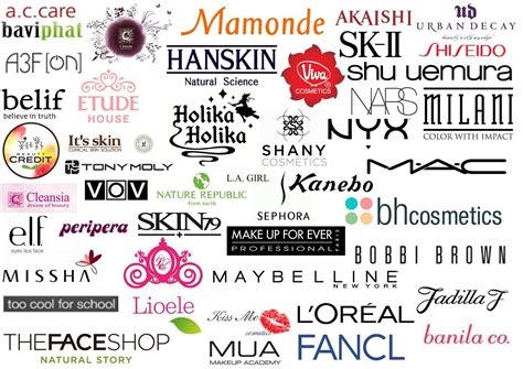 Cosmetic Brands Logos