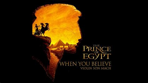 When You Believe (OST The Prince of Egypt) - SON MACH violin cover ...