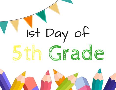 First Day Of Kindergarten Sign Printable