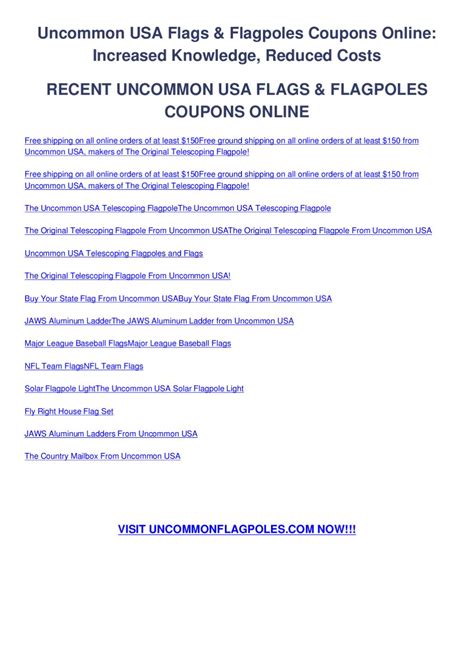 Uncommon usa flags flagpoles coupons online by sam caterz - Issuu