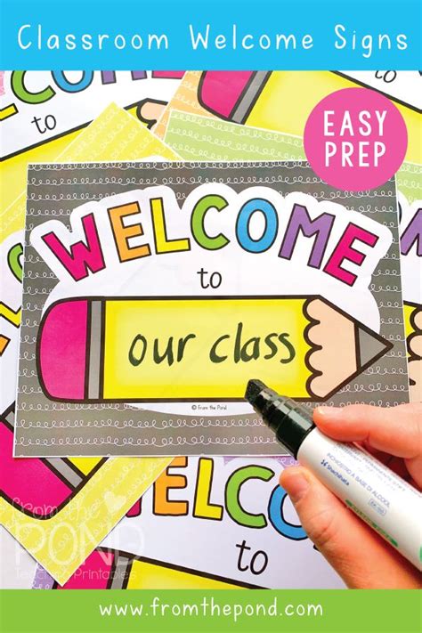 Classroom Welcome Signs | Classroom welcome, Welcome to preschool ...