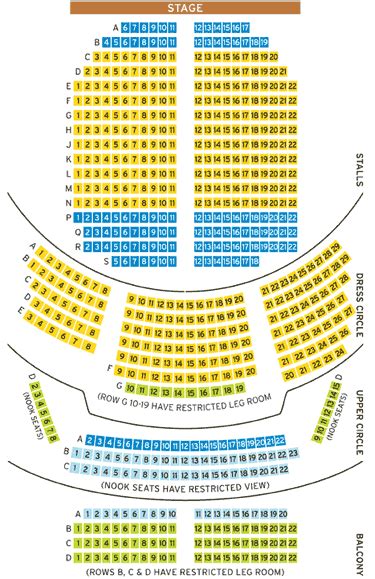 Seating Plan - twilight the musical