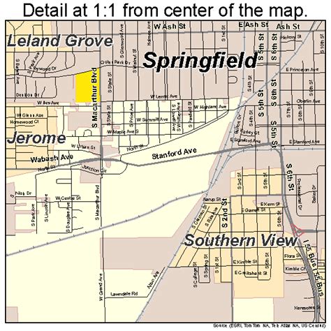 Printable Map Of Springfield Il - Printable Word Searches