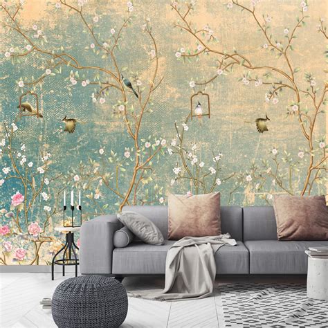 Details more than 54 chinoiserie wallpaper mural best - in.cdgdbentre