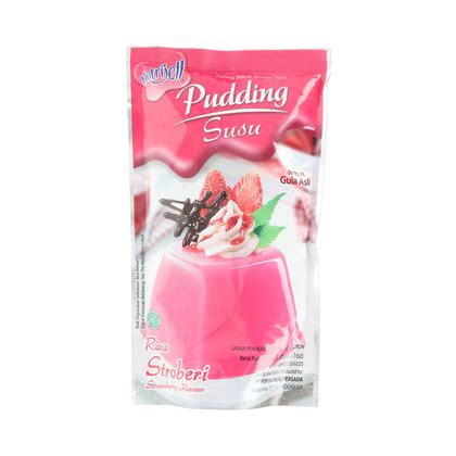 Nutrijell Puding Susu Strawberry 145 Gr | TITAN - Where Great Baking Begins