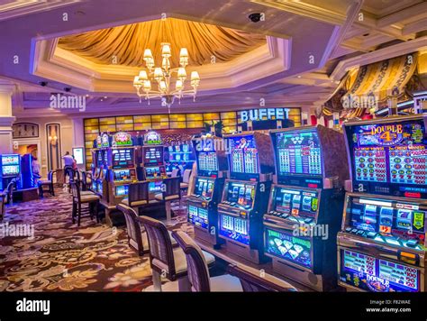 The interior of the Bellagio hotel & Casino in Las Vegas Stock Photo ...