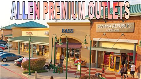 Best Place To Shop//Allen Premium Outlet - YouTube