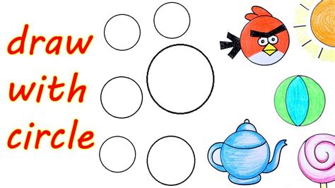 draw with circle # draw with basic shapes - YouTube