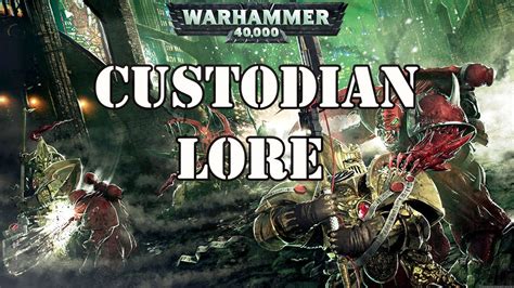 Warhammer 40k Lore: Adeptus Custodes / Custodian Guard - YouTube